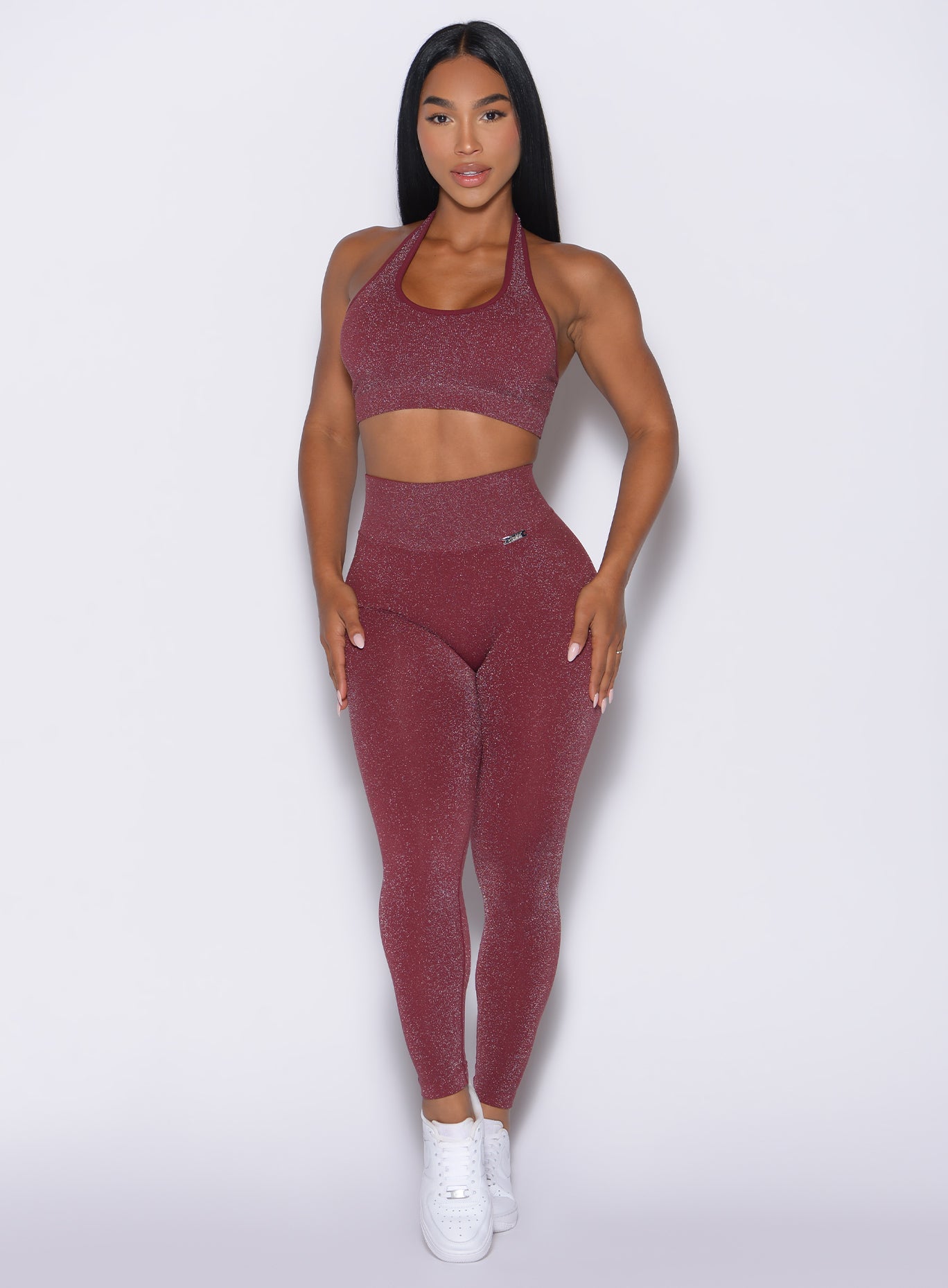 Shimmer V Back Leggings - Image 6