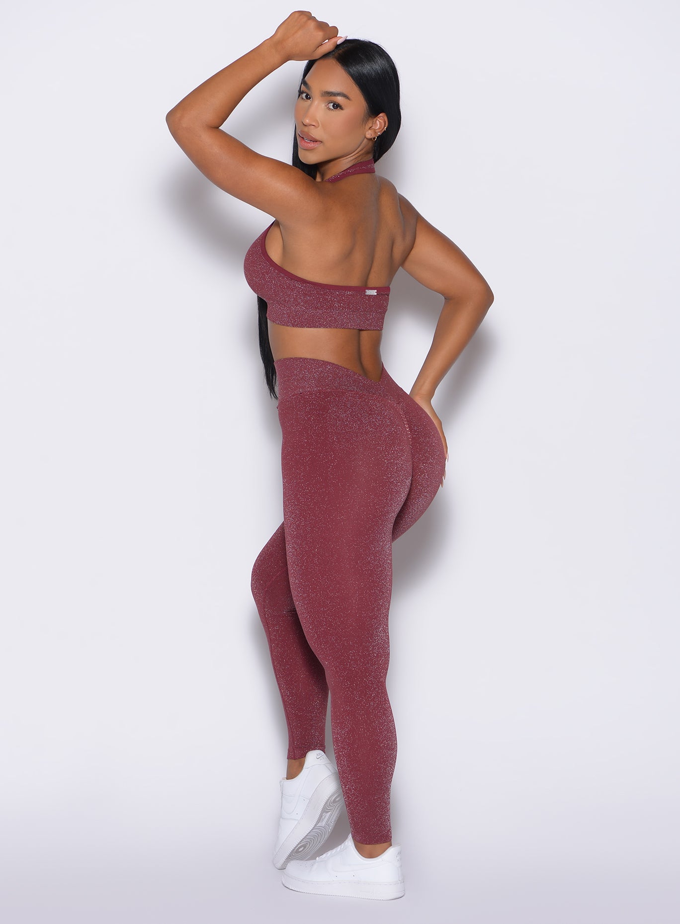 Shimmer V Back Leggings - Image 7