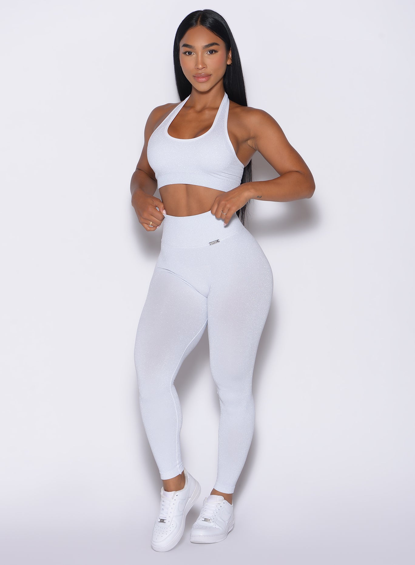 Shimmer V Back Leggings - Image 9